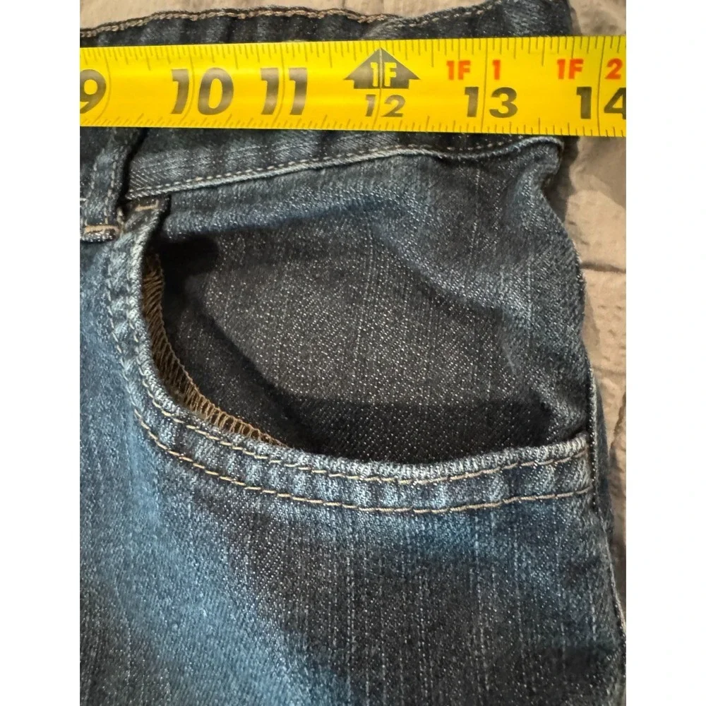 The Children's Place Girls Bootcut Jeans Youth 14 Dark Wash Adjustable Waist